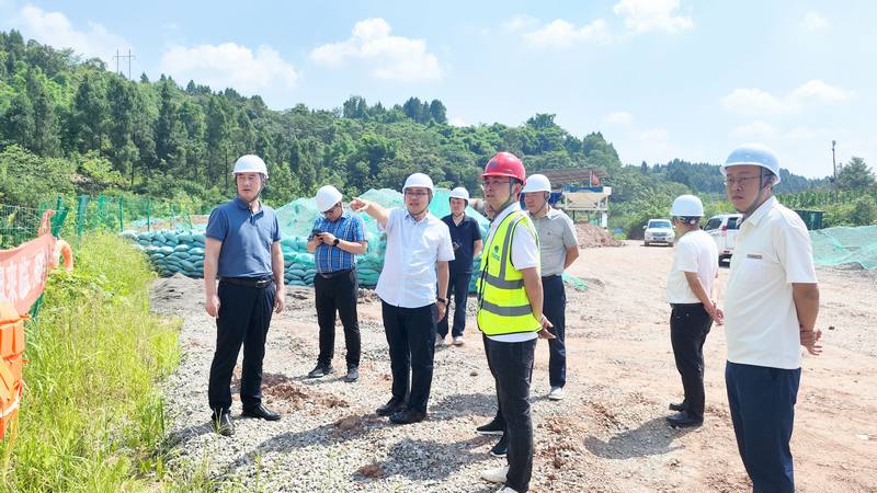 抓好防汛重點(diǎn)，筑牢安全防線——集團(tuán)副總經(jīng)理鄭祖杰率隊(duì)赴施工一線檢查汛期安全生產(chǎn)工作