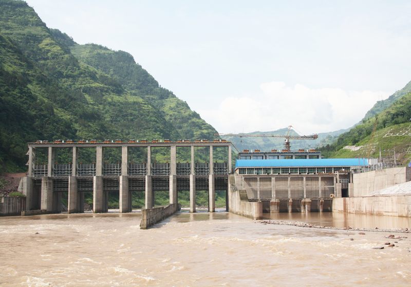 云南楊柳灘水電站閘壩