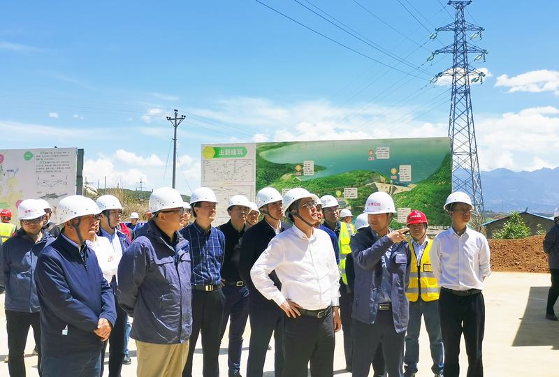 省水利廳黨組書記、廳長郭亨孝一行蒞臨龍塘水庫檢查指導工作