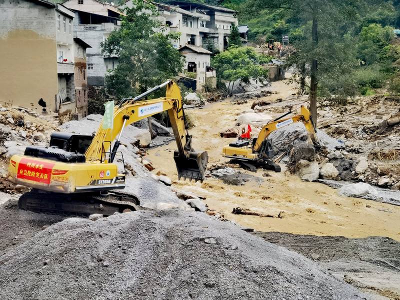 向“難”而行的四川水發鐵軍——四川水發建設有限公司在漢源縣馬烈鄉“7.20”山洪暴雨災害搶險救援記